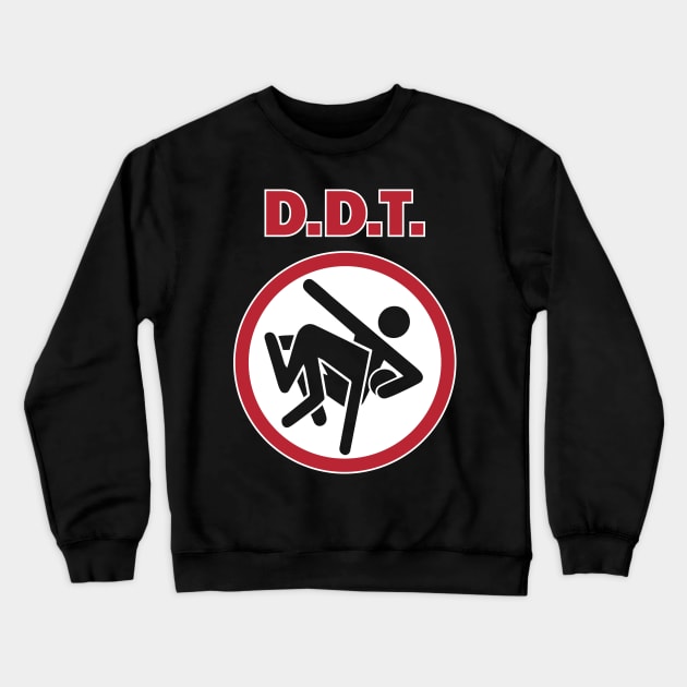 D.D.T. THRASH ZONE LOGO Crewneck Sweatshirt by Gimmickbydesign